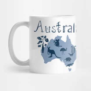 Australian symbols Mug